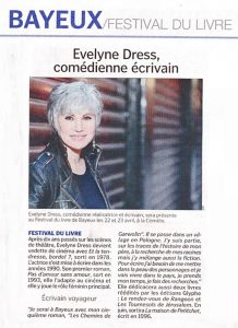 Evelyne Dress au Salon du livre de Bayeux