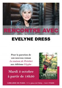 Evelyne Dress à la librairie de Paris