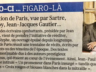 Le Figaro, "La Libération de Paris"