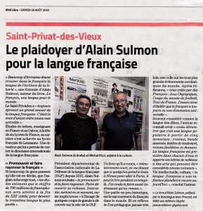 Jean Pruvost, le français une langue pour le monde, Alain Sulmon, Editions Glyphe