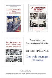 Association des écrivains combattants, Grande Guerre, Guerre mondiale, Alfred Gilder, Editons Glyphe