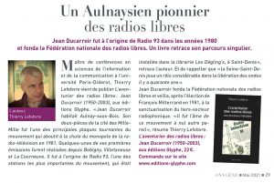 L’Aventurier des radios libres : Jean Ducarroir, Thierry Lefebvre, Editions Glyphe